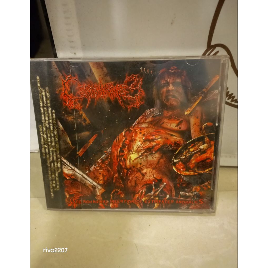 cd cephalotripsy - uterovaginal insertion  of exirpated anomalies