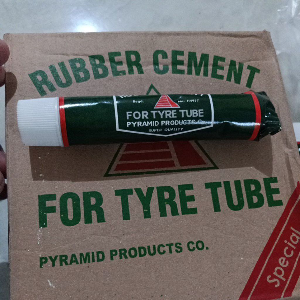 Lem Tambal Ban Tubeless Pyramid 40gr - Pasta, Lem Karet Tambal Ban Tubeless