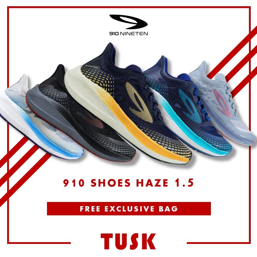 Sepatu Running 910 Nineten Haze 1.5 Original Sepatu Olahraga Lari Pria Wanita 910 Original