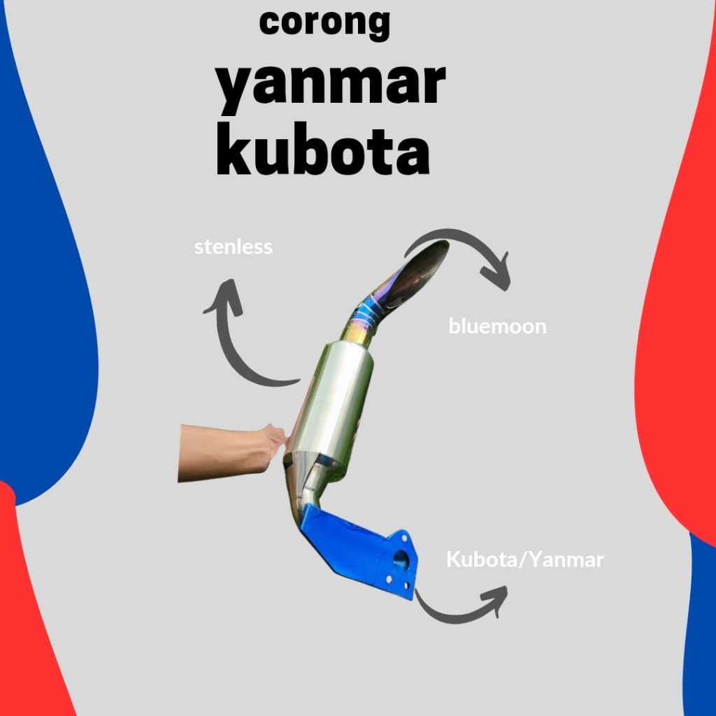 knalpot traktor Yanmar kubota