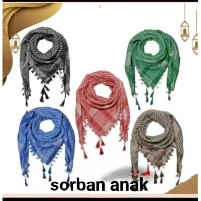 Sorban Anak TK SD Paud Arab Rumbai  Segitiga - untuk Berbagai Acara