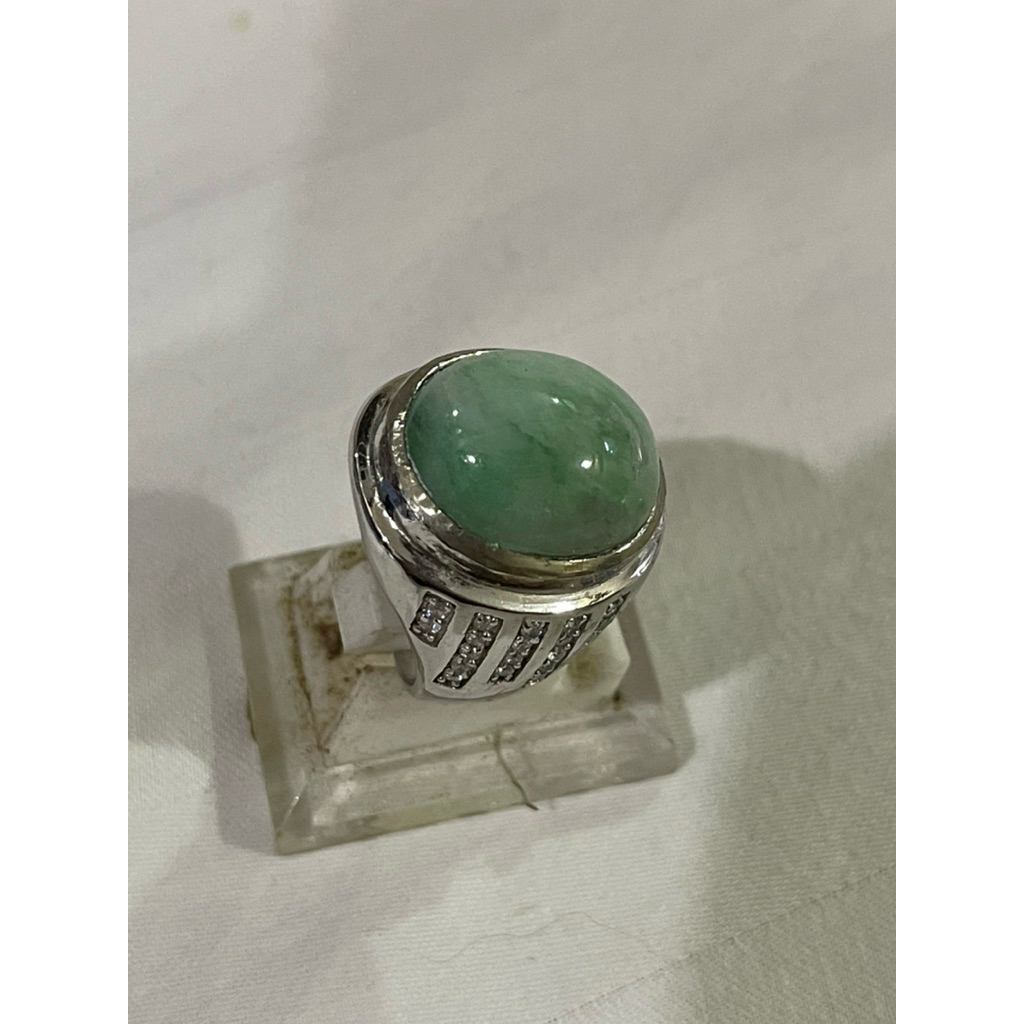 Giok Burma tipe A Green