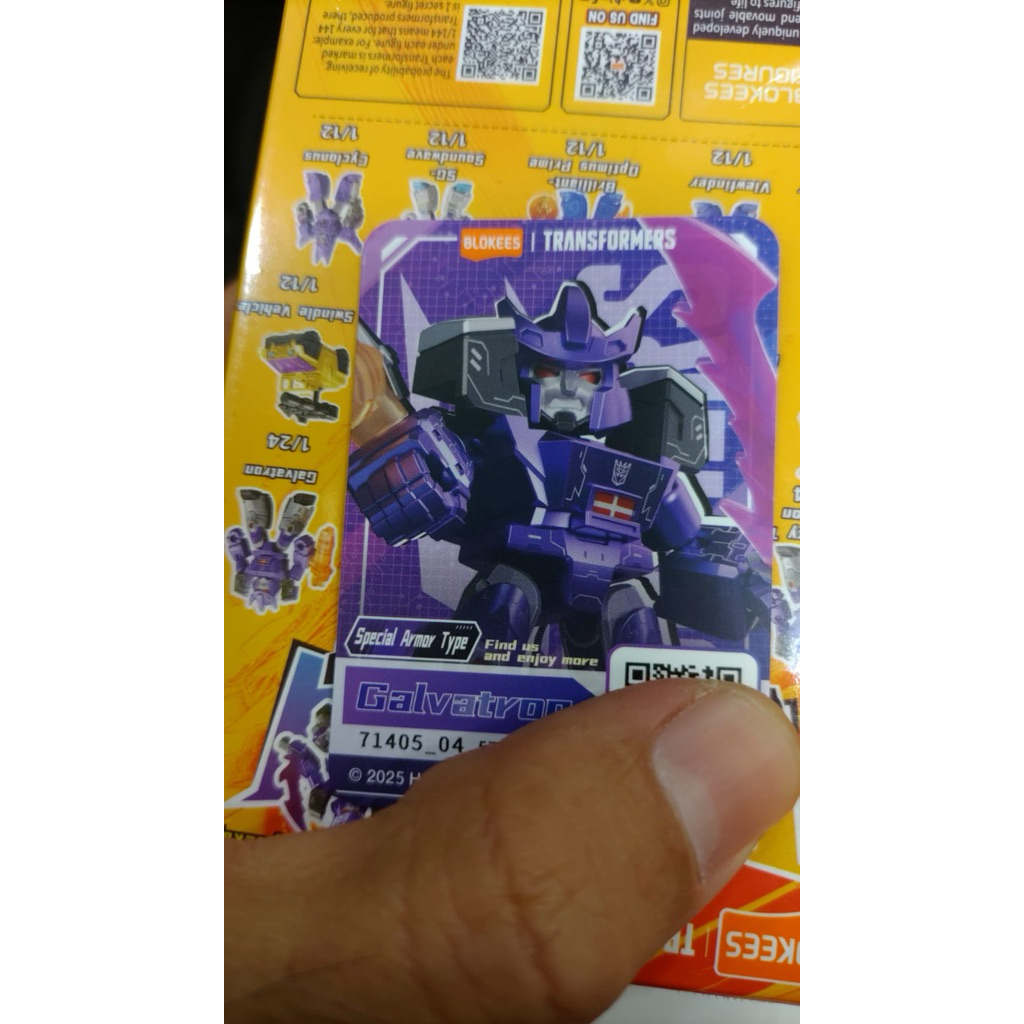 Blokees Transformers Super Secret Galvatron Galaxy Defender Version 05 Blokees GDV 05 Special Armor