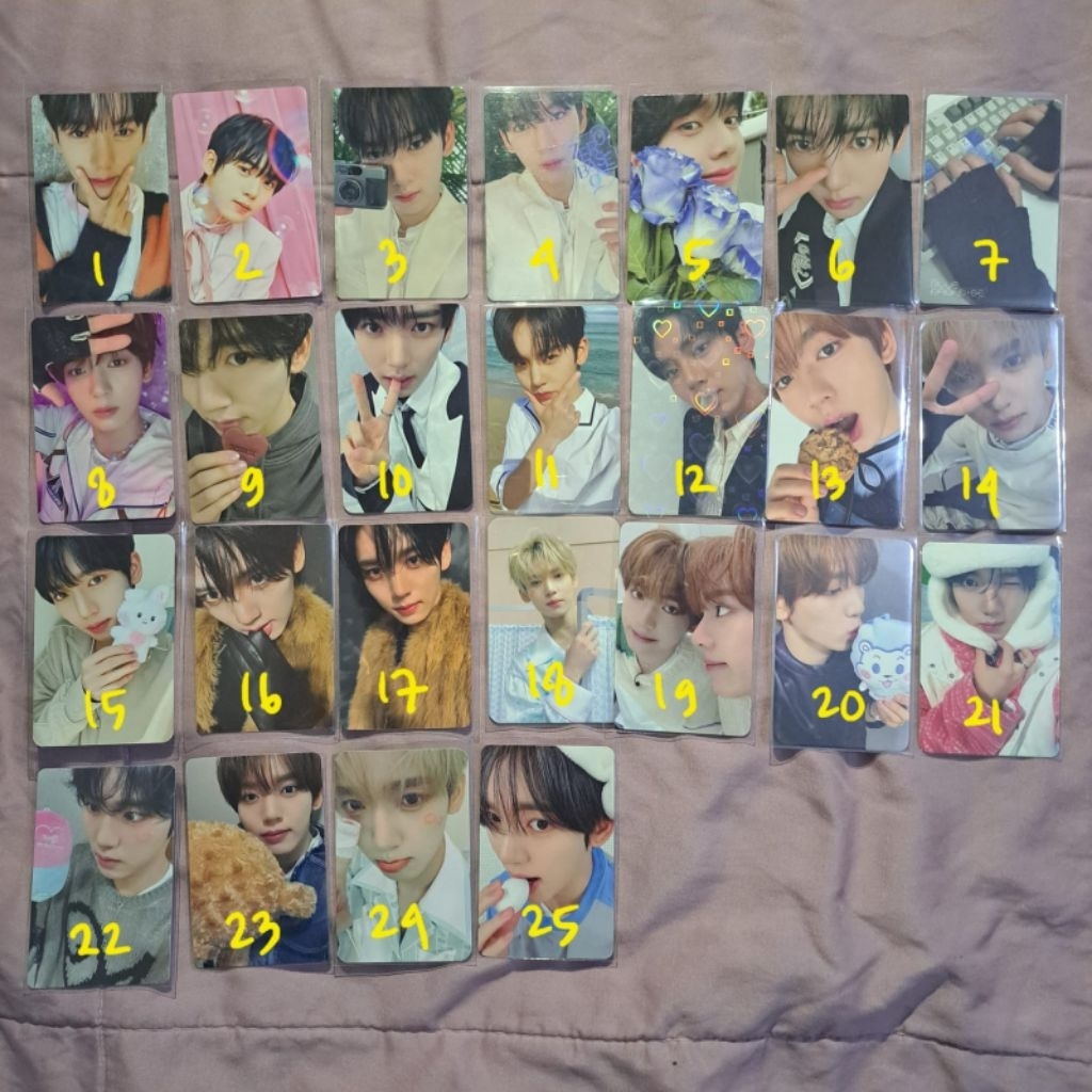 [READY STOCK] PC YUJIN ZEROBASEONE ZB1 POB LD YITS MELPO YHMAH CIPA BLUPA DICON ZERONI YURA YURA PHO