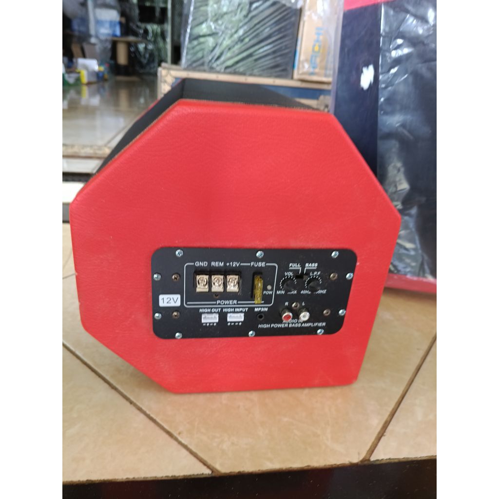 POWER MOBIL AKTIF SUBWOOFER 8" 12V BASS GLEER