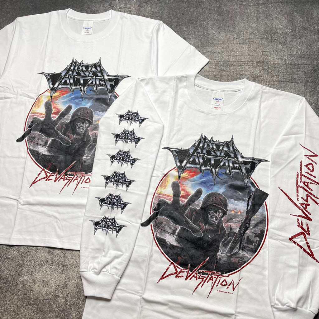 IRON VOLTAGE - DEVASTATION WHITE Official Merchandise