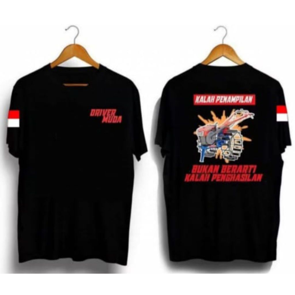 KAOS DRIVER MUDA//KAOS DRIVER TRAKTOR//TRAKTOR MERAH