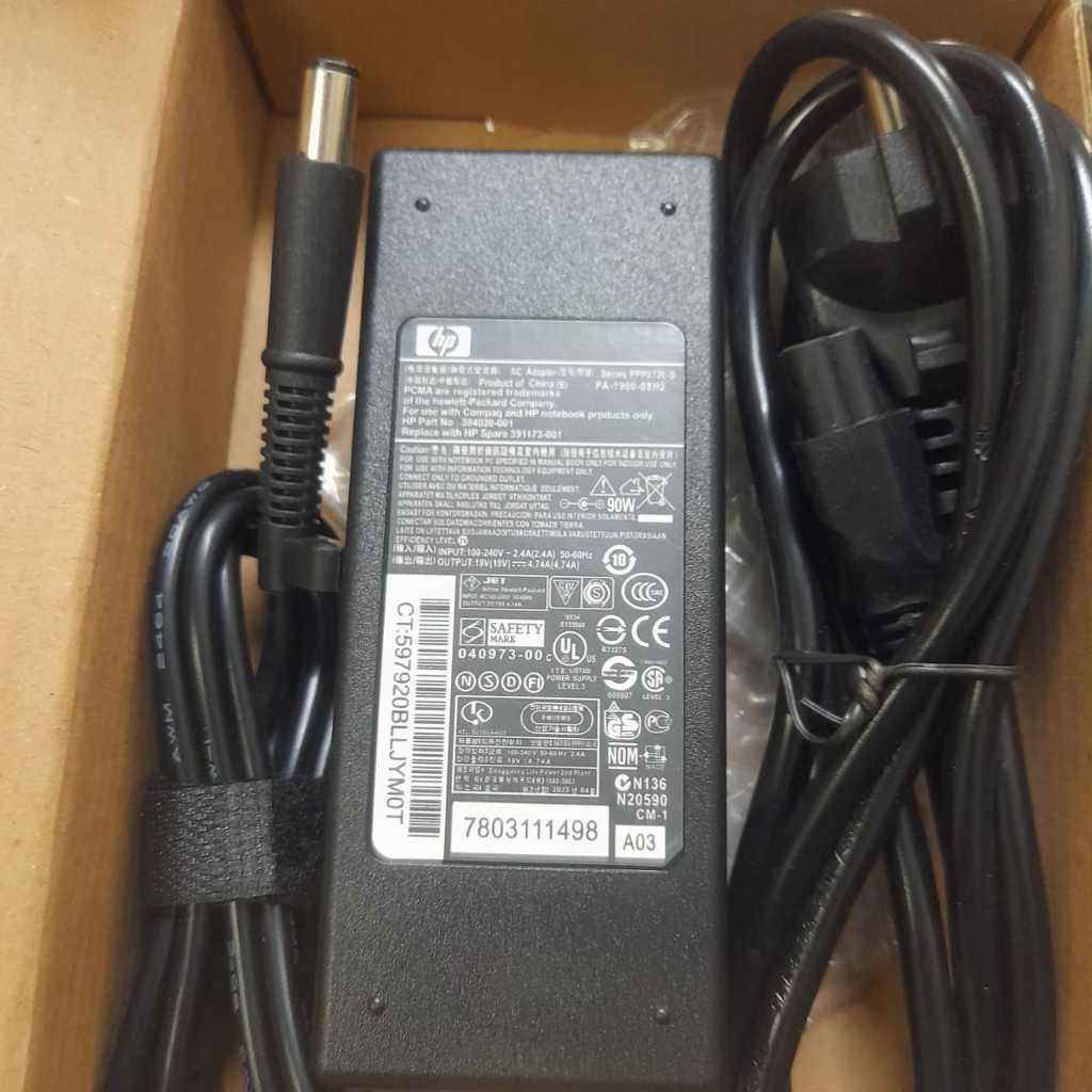 Charger Laptop Hp Elitebook 8470P 8570P 8470W 8570W 8770WC Adaptor Hp Original Pabrik 90W