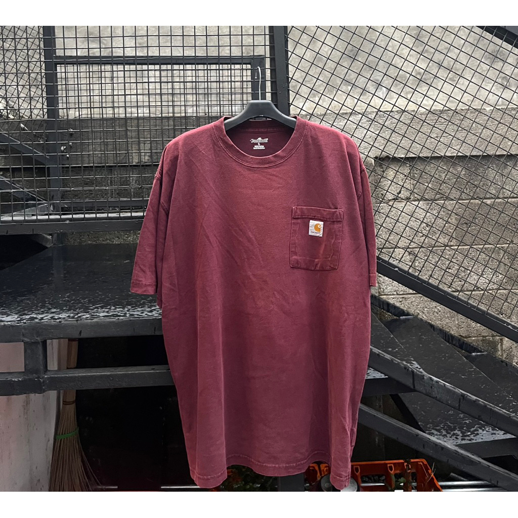 Carhartt pocket shirt maroon