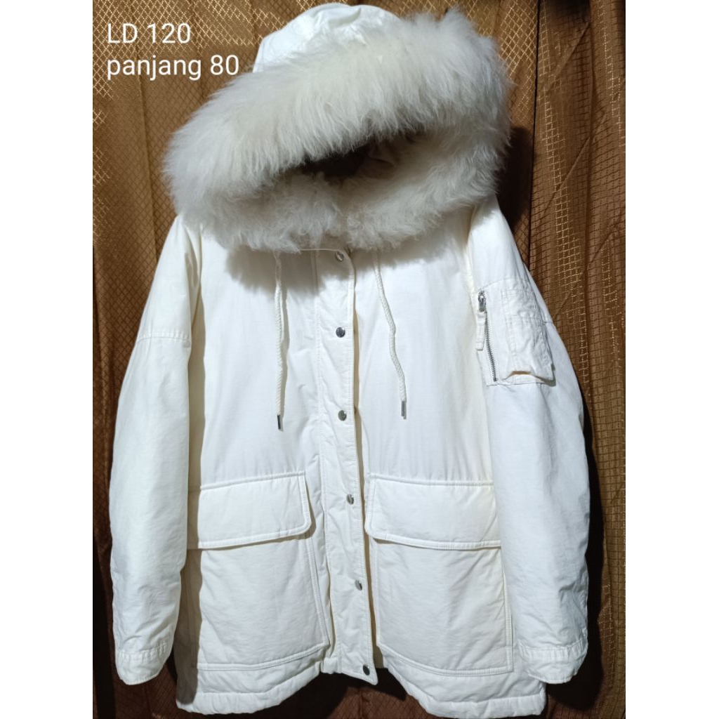 jaket winter puffer putih jaket musim dingin putih jaket puffer putih jaket gelembung putih jaket gu