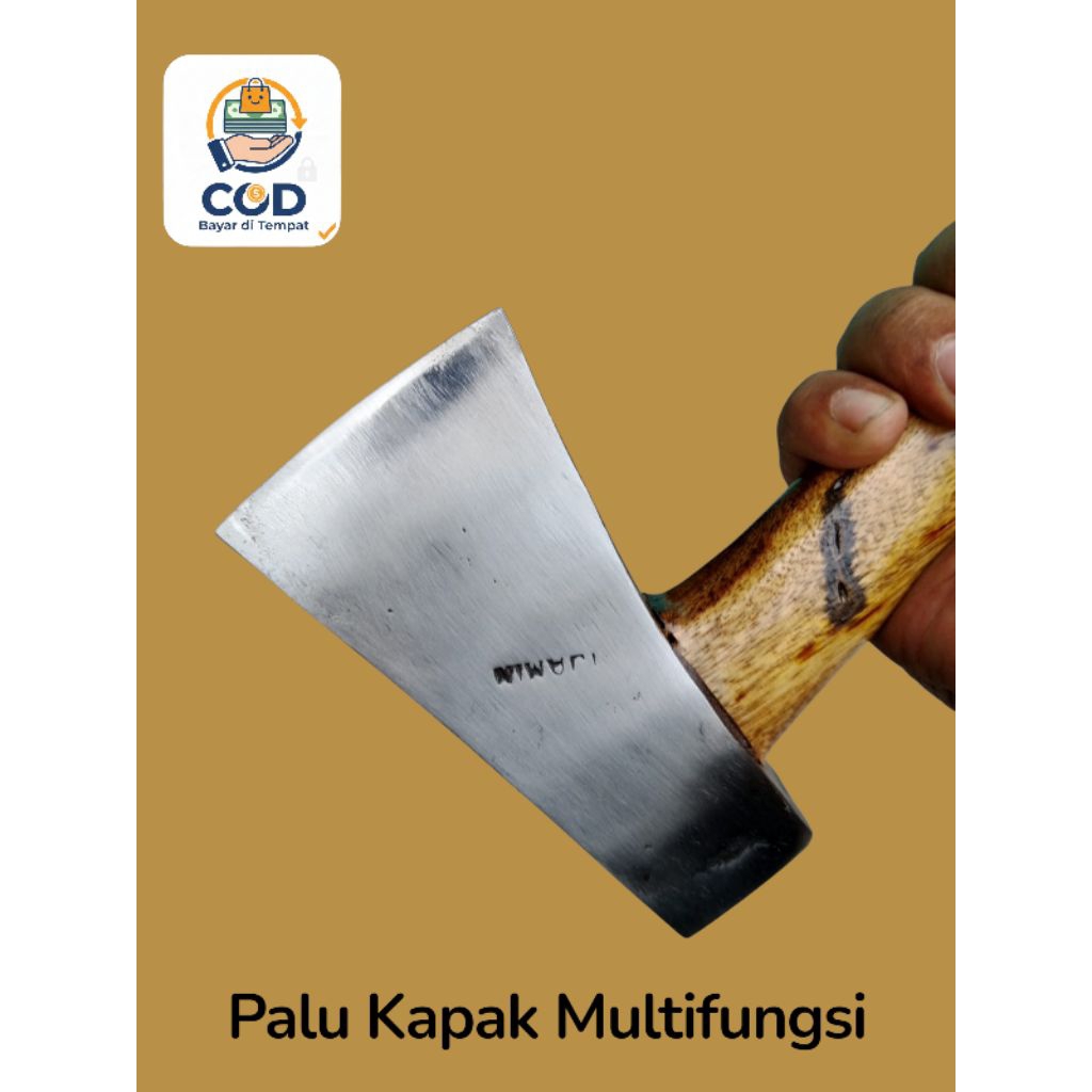 Kapak Baja Per Asli Sepuh Sulaiman - Gagang Kayu Sonokeling Di Pin Anti Lepas