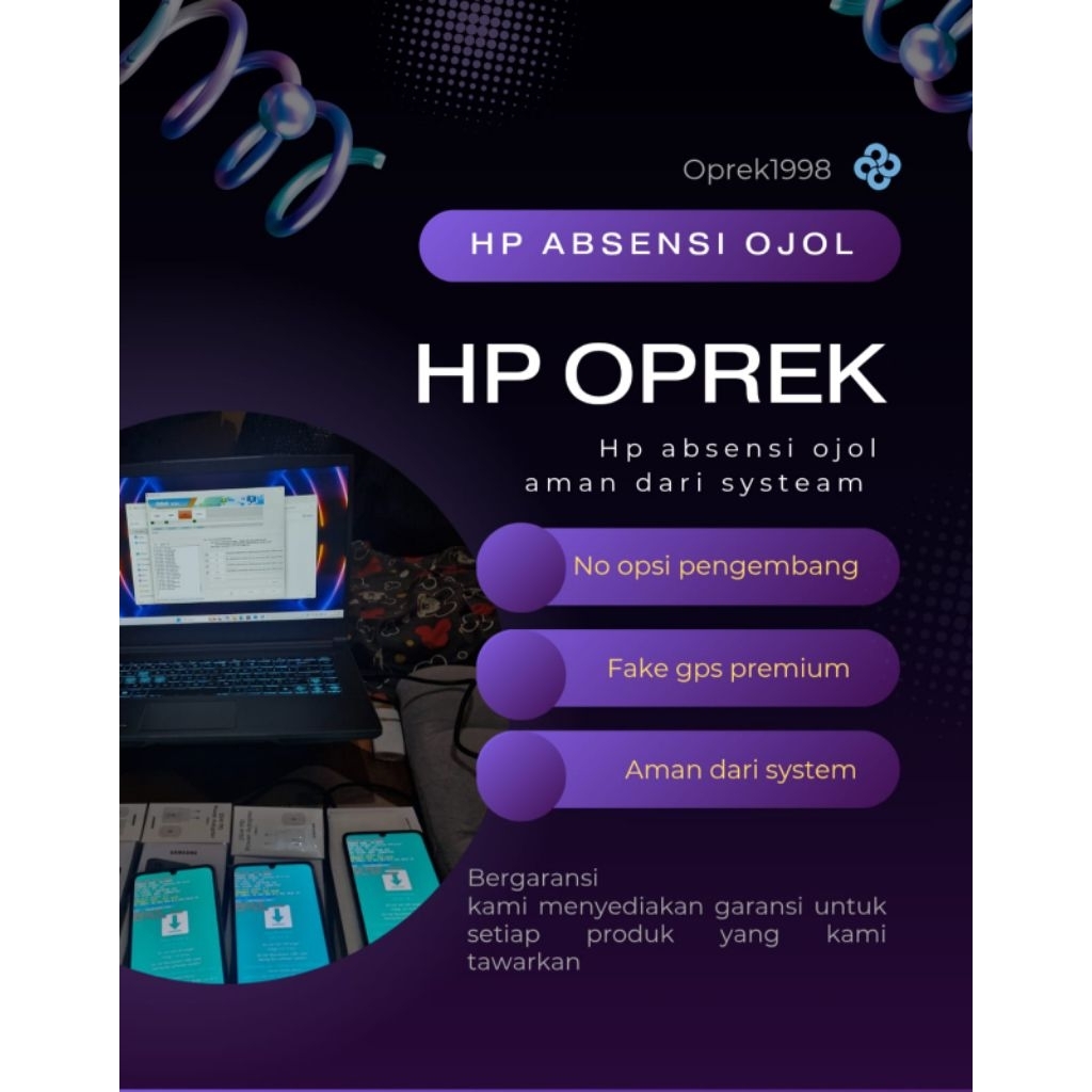 hp Siap Absensi/Ojol Aman Dari Systeam Fake GPS Permanen Tanpa Opsi Pengembang Tanpa Terdeteksi Syst