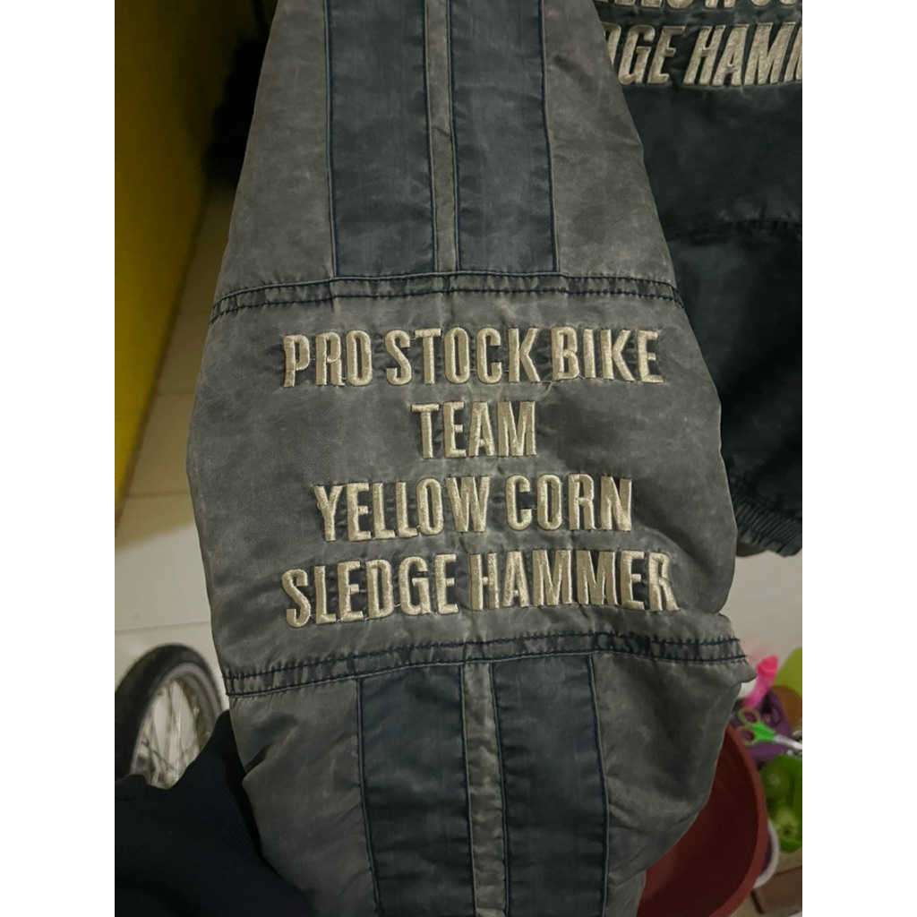jaket yellow corn riding