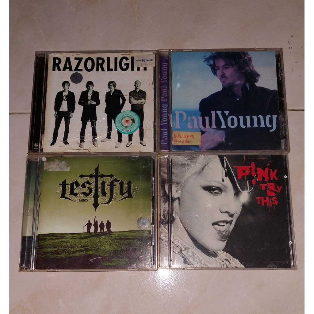 cd RAZORLIGHT / PAUL YOUNG / POD-Testify / PINK-Try This (2)