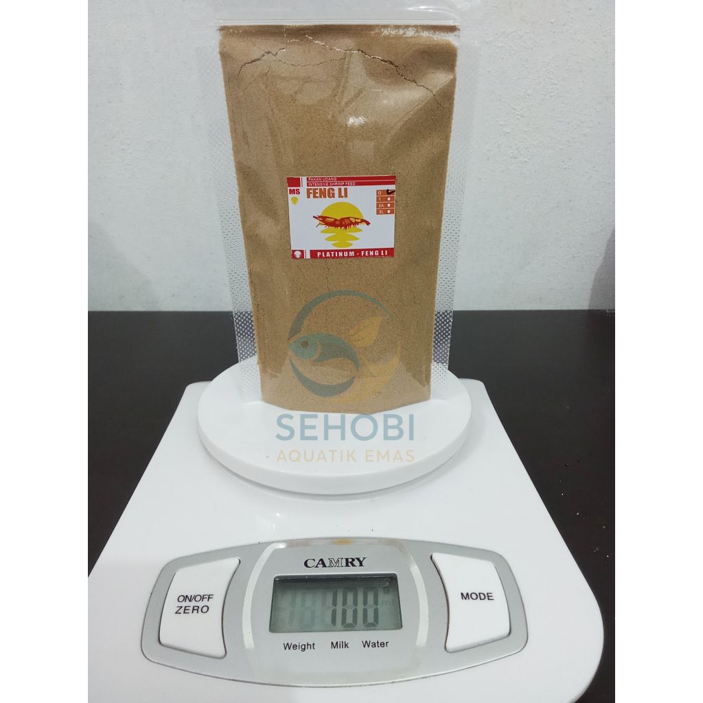 TERLARIS - ORIGINAL  100gr Pakan Pelet Burayak Anakan 0 Minggu Halus Lembut Fengli/untuk remaja dan 