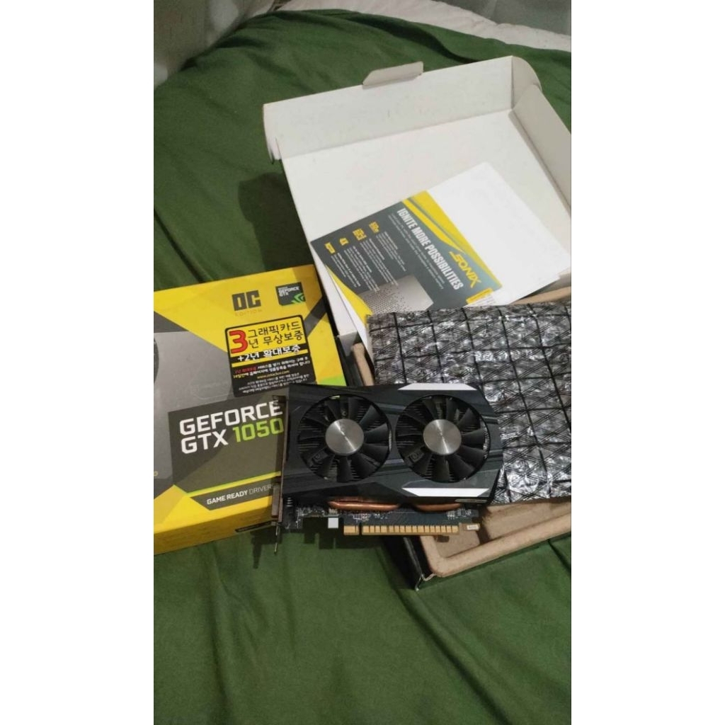 NVIDIA VGA ZOTAC GEFORCE GTX 1050 Ti 4GB 128bit GDDR5 Dual Fan