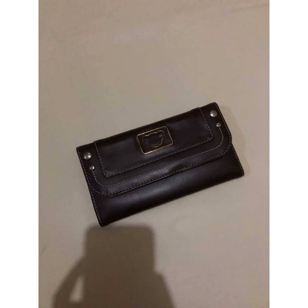 [preloved] dompet milk teddy coklat