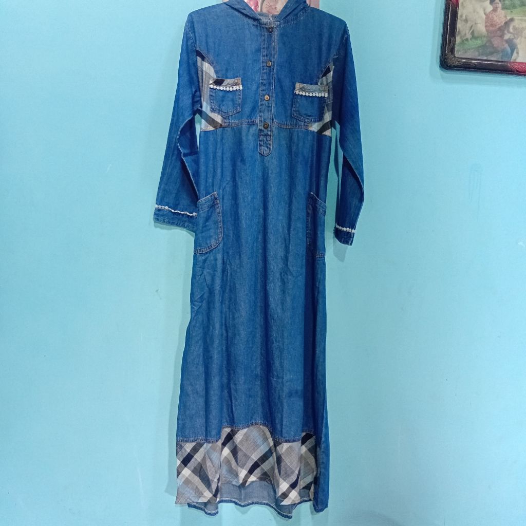 PRELOVED BAJU GAMIS DENIM