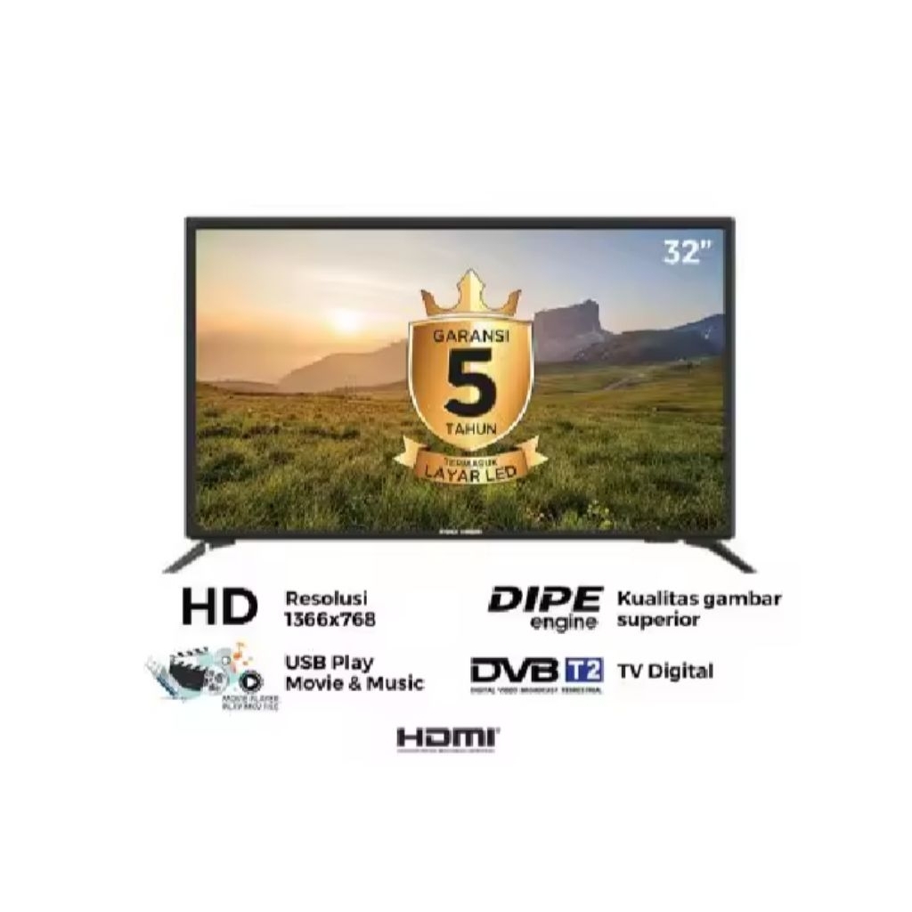 TV LED 32" POLYTRON PLD32V1853 PLD 32V1853 PLD32V 1853 DIGITAL