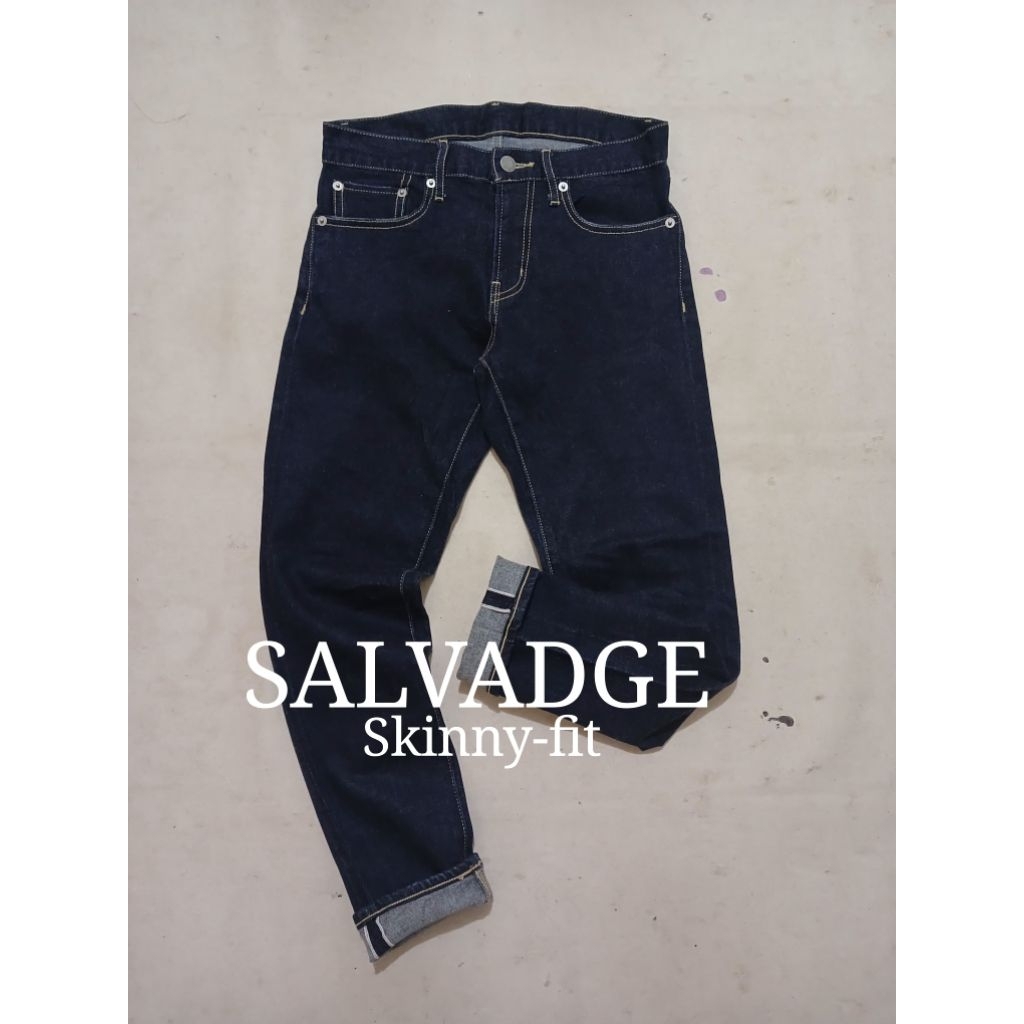celana jeans pria salvadge skinny bekas pakai
