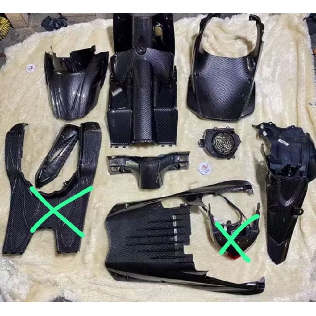 Req Body Kasar Beat Karbu Full Karbon Celup - Carbon WTP