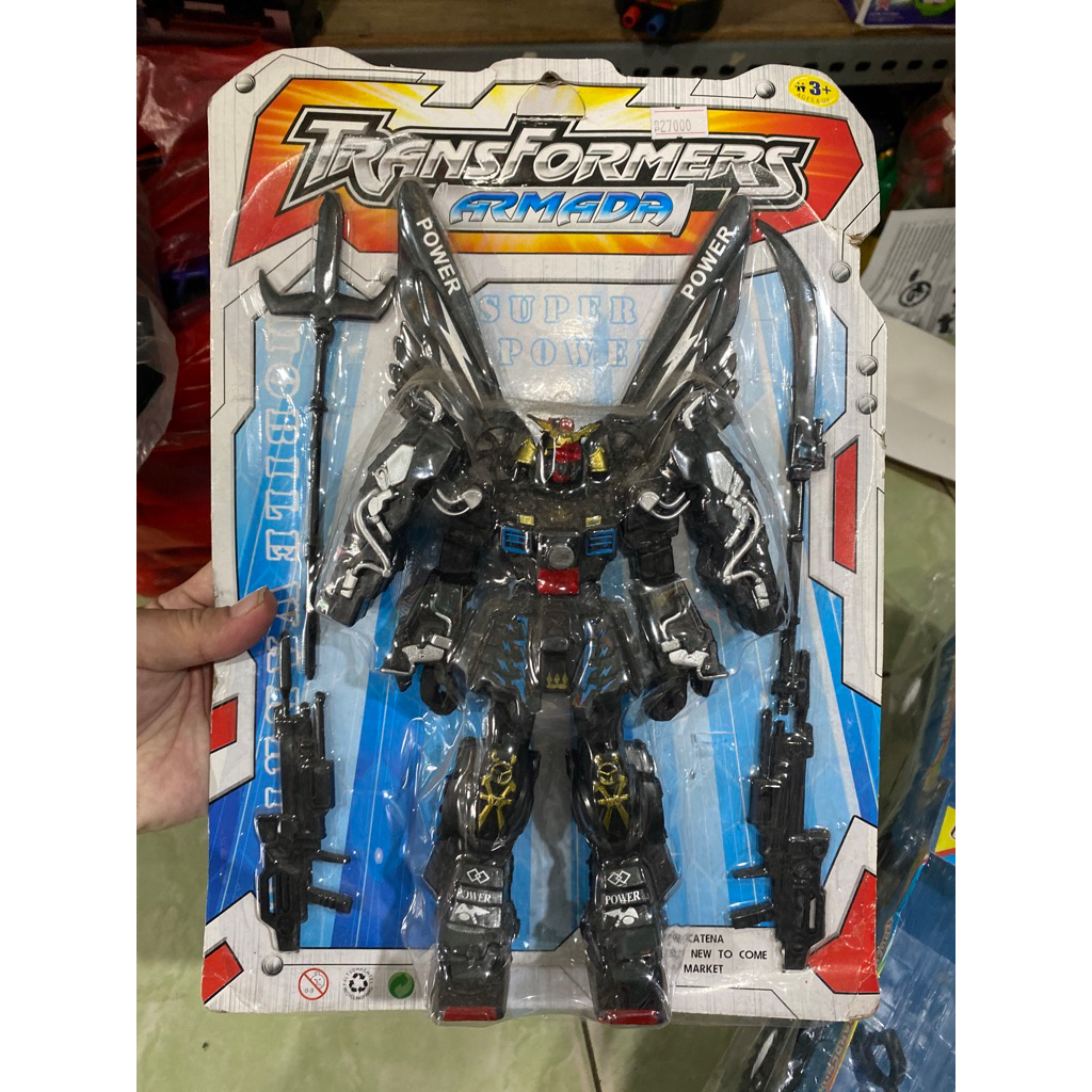 sendy toys mainan robot Transformers armada