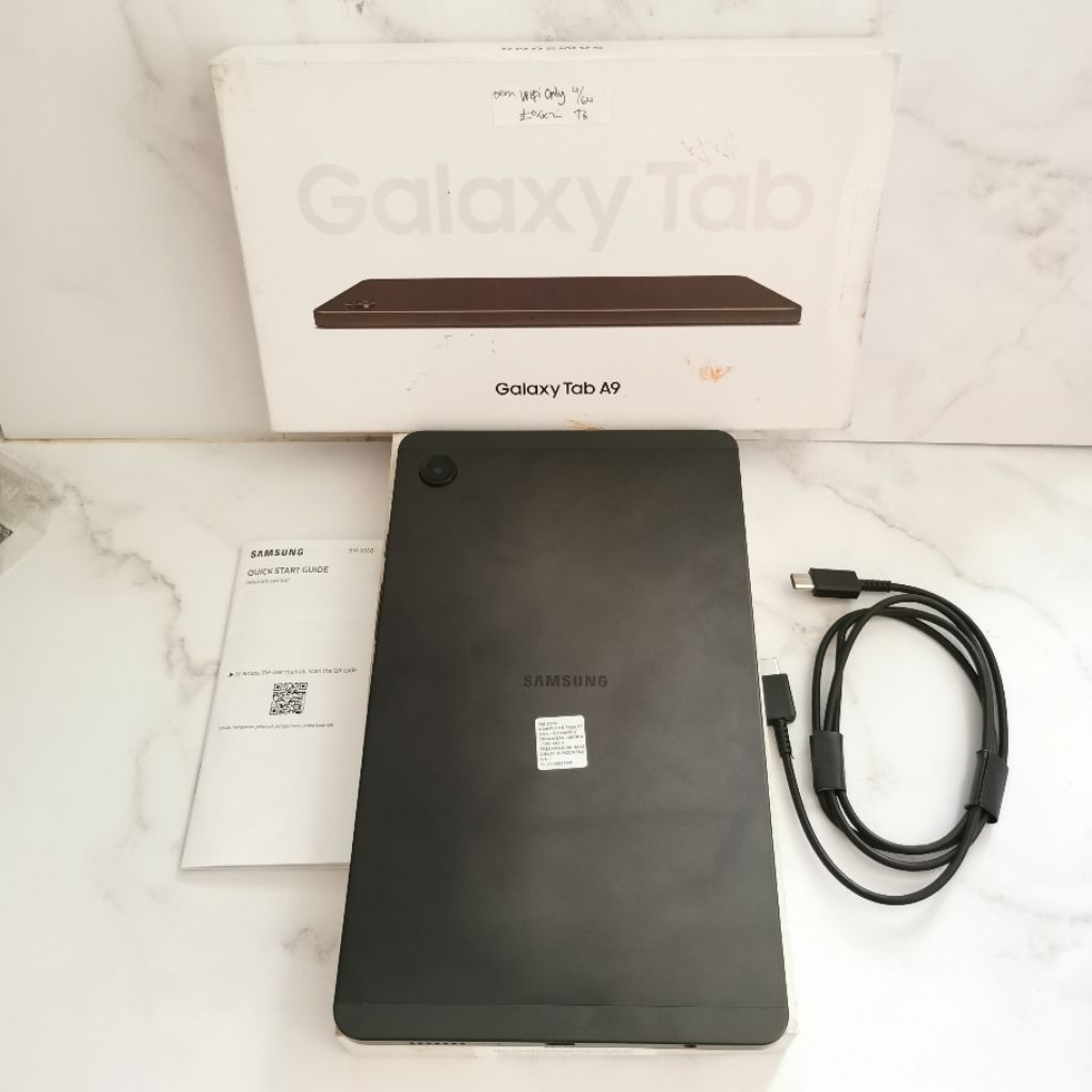 Samsung Tab A9 ram 4GB 64GB WIFI ONLY Bekas - Garansi Resmi - second
