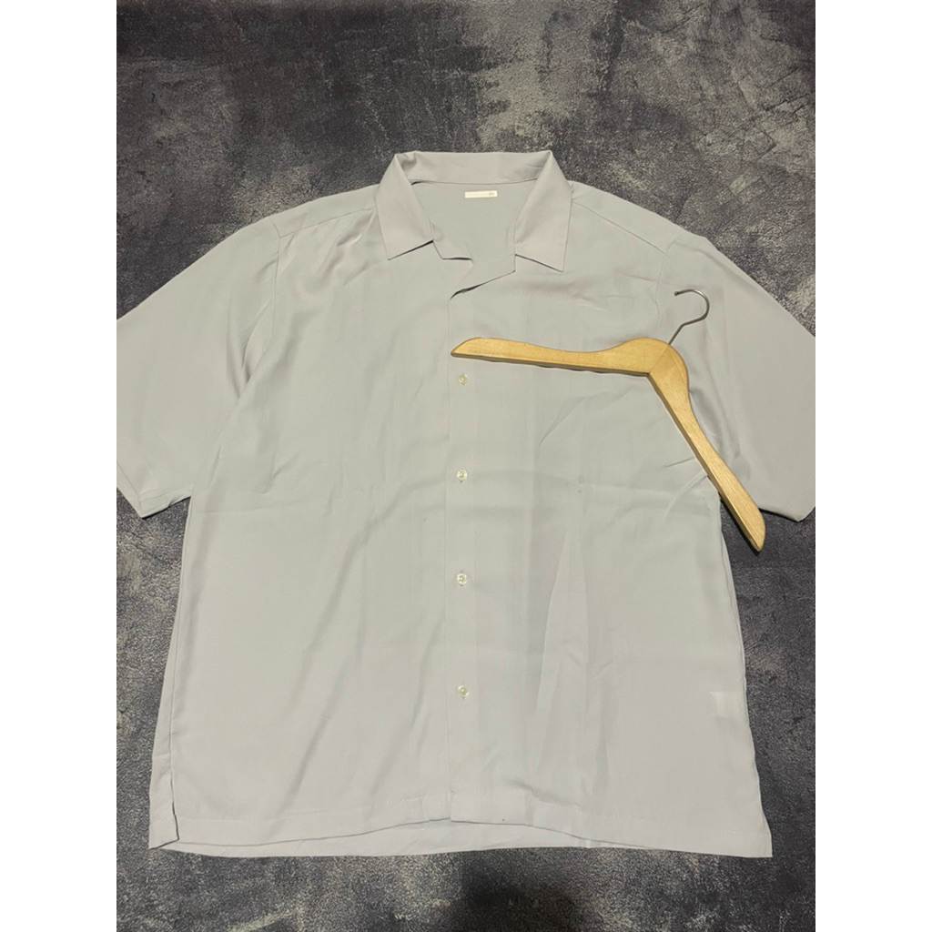 KEMEJA OPEN COLLAR UNIQLO GU