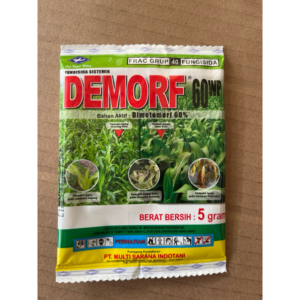 Fungisida Jagung Demorf 5 Gram - Sistemik, Efektif, Mudah Digunakan