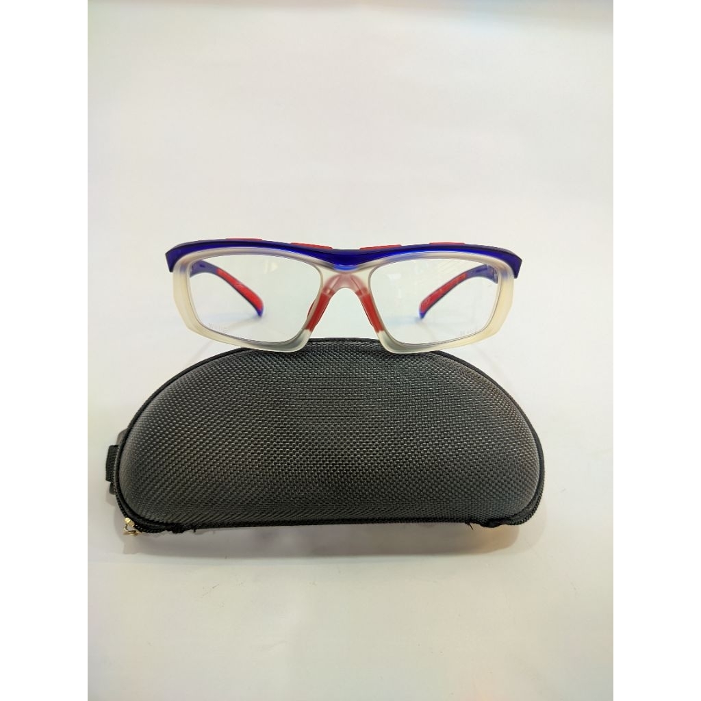 FRAME KACAMATA SAFETY WORKSAFE SAFETY PRESCRIPTION GLASSES - KACAMATA SAFETY  - BLUE RED - OPTIK SIG