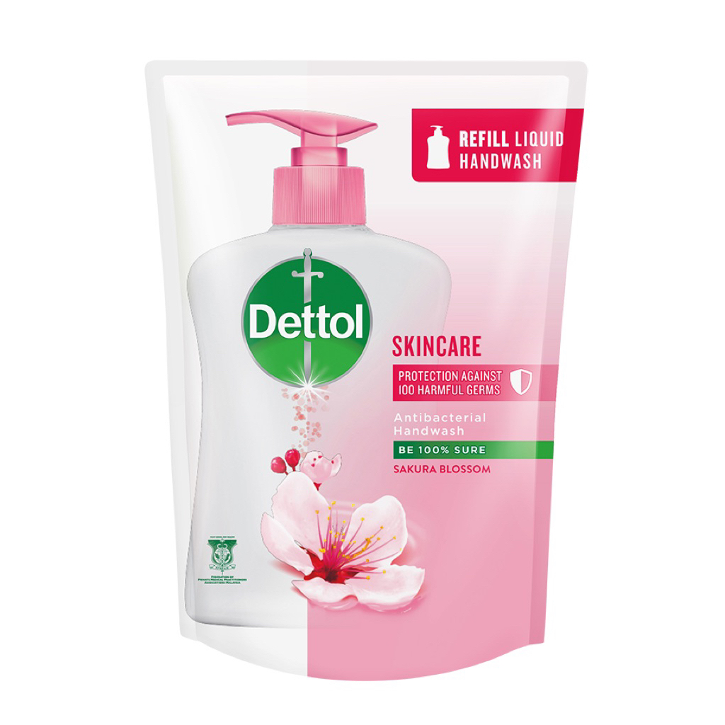 Sabun Mandi Cair Dettol Anti Bakteri 200ml - Lulur Lembut & Harum Lavender