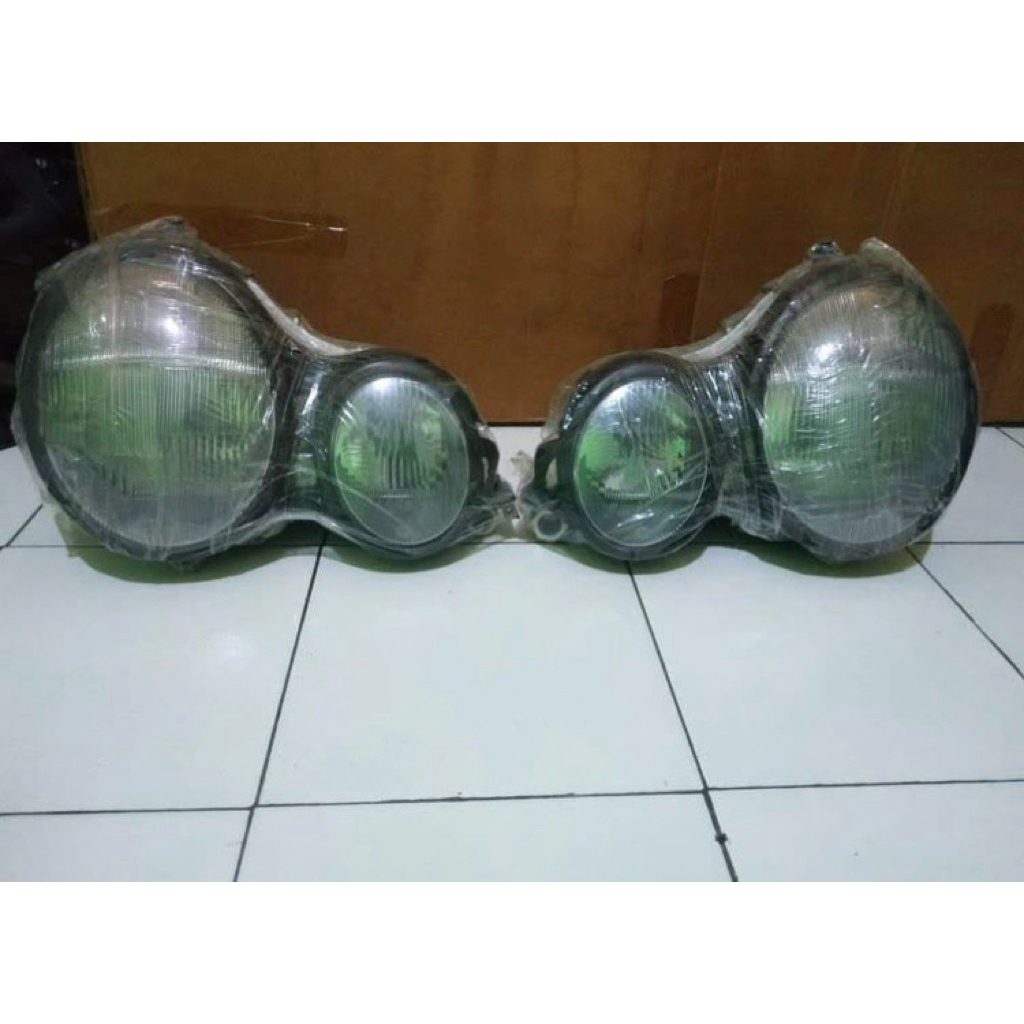 headlamp mercy w210 facelift original