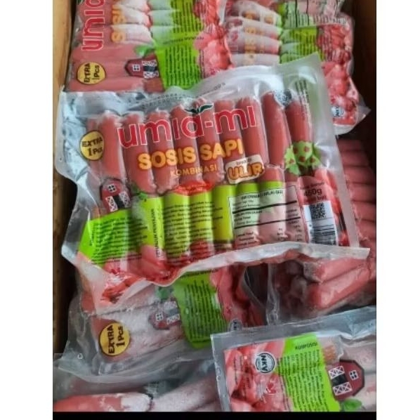 sosis umiami ulir coktail kecil kecil isi 50 sosis sapi