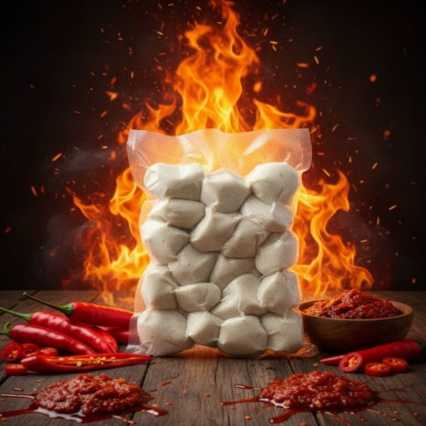 Basreng Kataji Mentah 1 Kg Original Kemasan Vakum