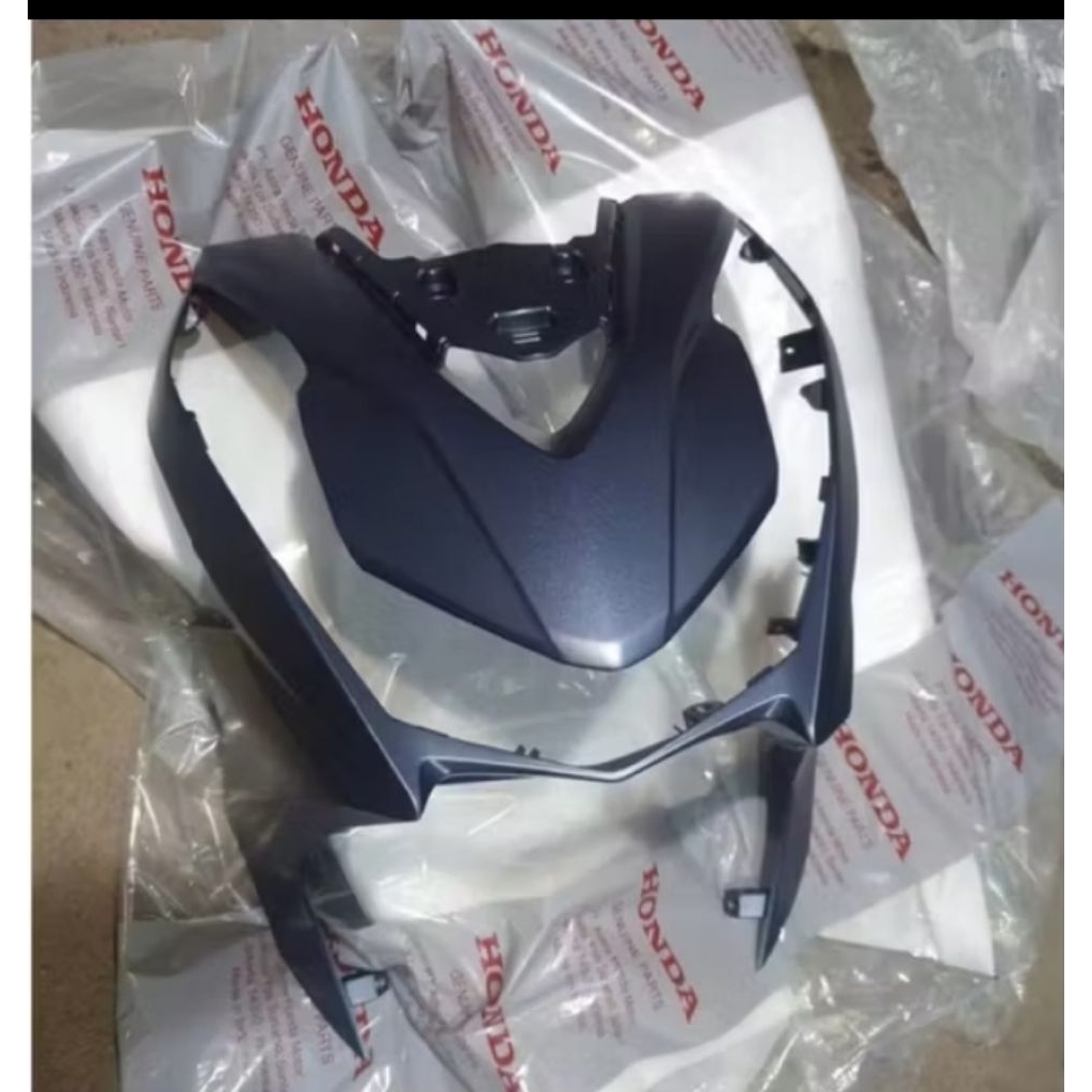 Cover Tameng Body Depan Beat Deluxe Blue Matte/Biru Doff 2020 2021 2022 2023