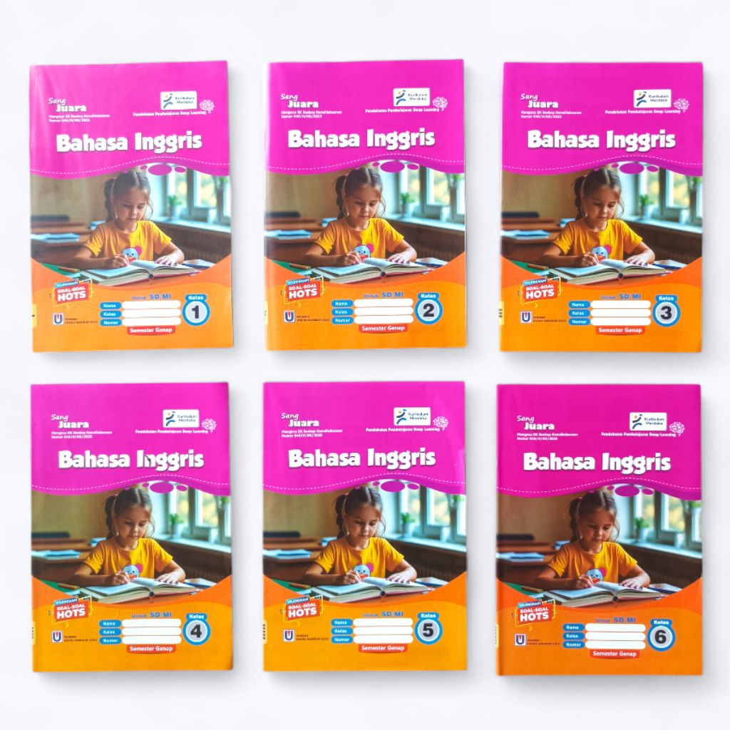 LKS SANG JUARA Bahasa Inggris SD Kelas 1 2 3 4 5 6 Kurikulum Merdeka Deep Learning