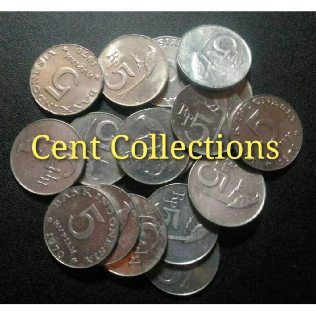 KOIN 5 RUPIAH BURUNG TAHUN 1970