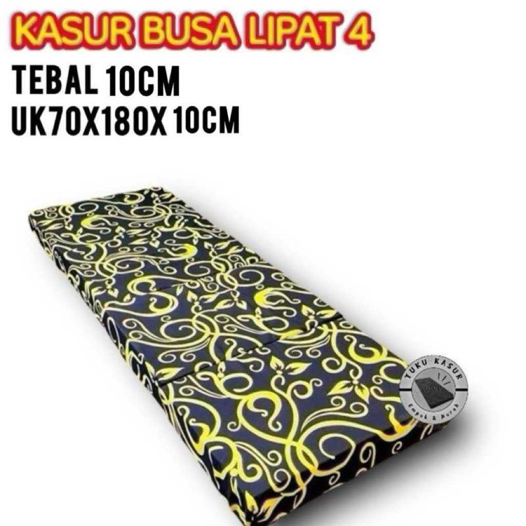 Tuku Kasur - PREMIUM KASUR BUSA LIPAT 4 tebal 10cm 70x180x10