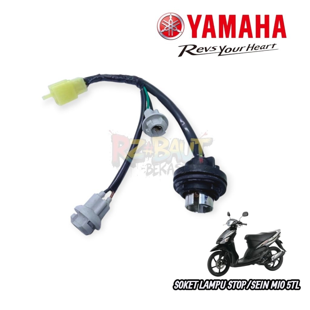 SOKET LAMPU STOPLAMP MIO_SOKET LAMPU BELAKANG MIO SET LAMPU SEN SEIN MIO 5TL KUALITAS ORIGINAL