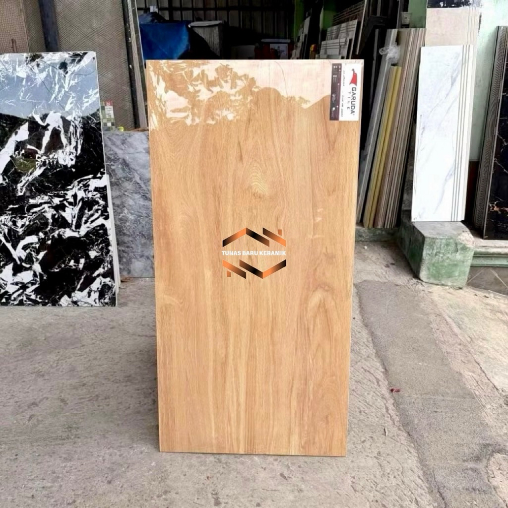 Granit 60x120 Garuda Tile Motif Kayu | Glazed Polished