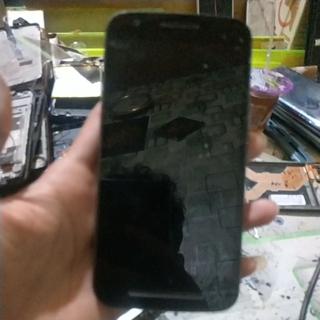 LCD Motorola E3 Power Original Cabutan