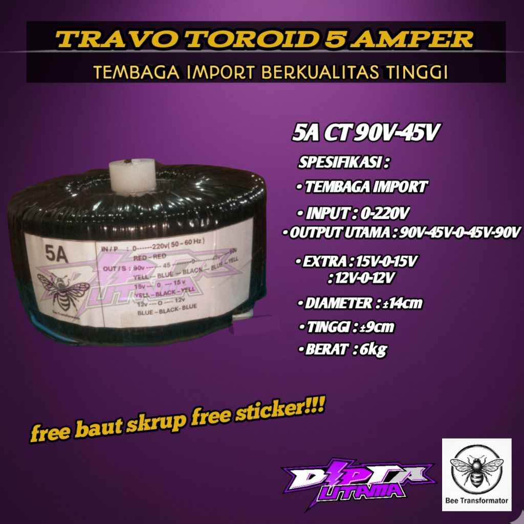 travo donat 5a class h ct 90v-45v