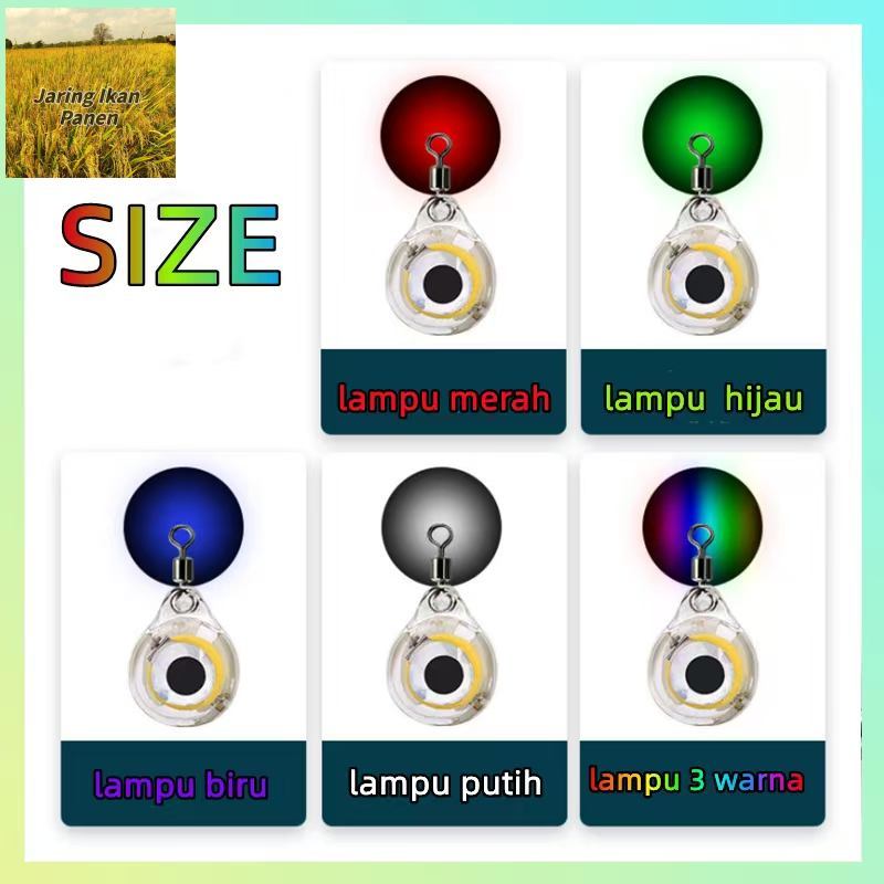 COD READY Perangkap Umpan Pancing Lampu LED Bentuk Mata Umpan Cumi Pancing Lampu Umpan