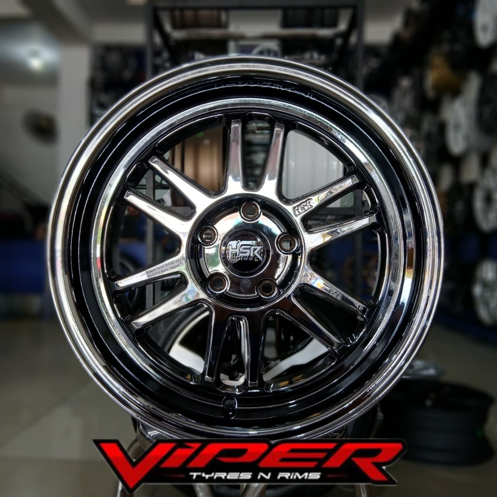 Velg Racing r17 Black Chrome Spek Samlong Innova, Cumi Darat Enkei RPF-01 Original Hsr Wheel