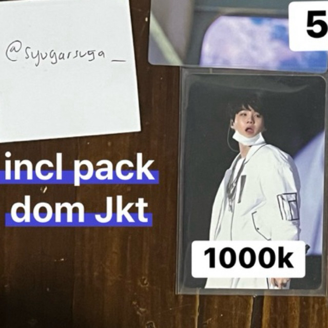 PC 3rd Muster Tonmon Tony Montana Suga BTS Official