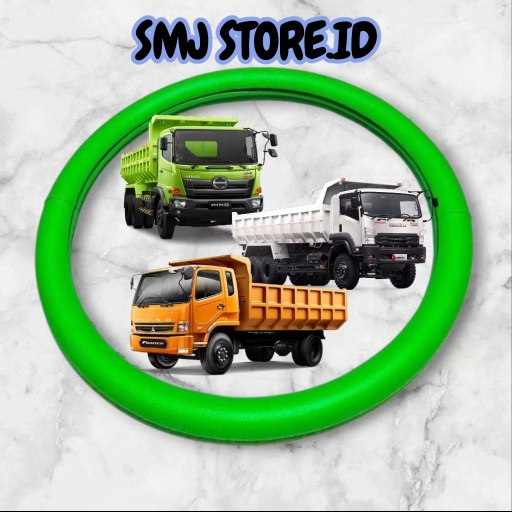 sarung stir mobil truck hino 500, isuzu giga tronton, fuso fighter, bungkus stir mobil truck variasi