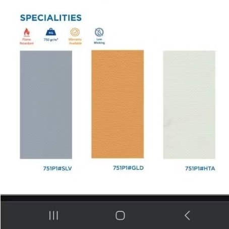 AGTEX BAHAN MEMBRAN 750 Silver & Gold | AGTEX | Roll