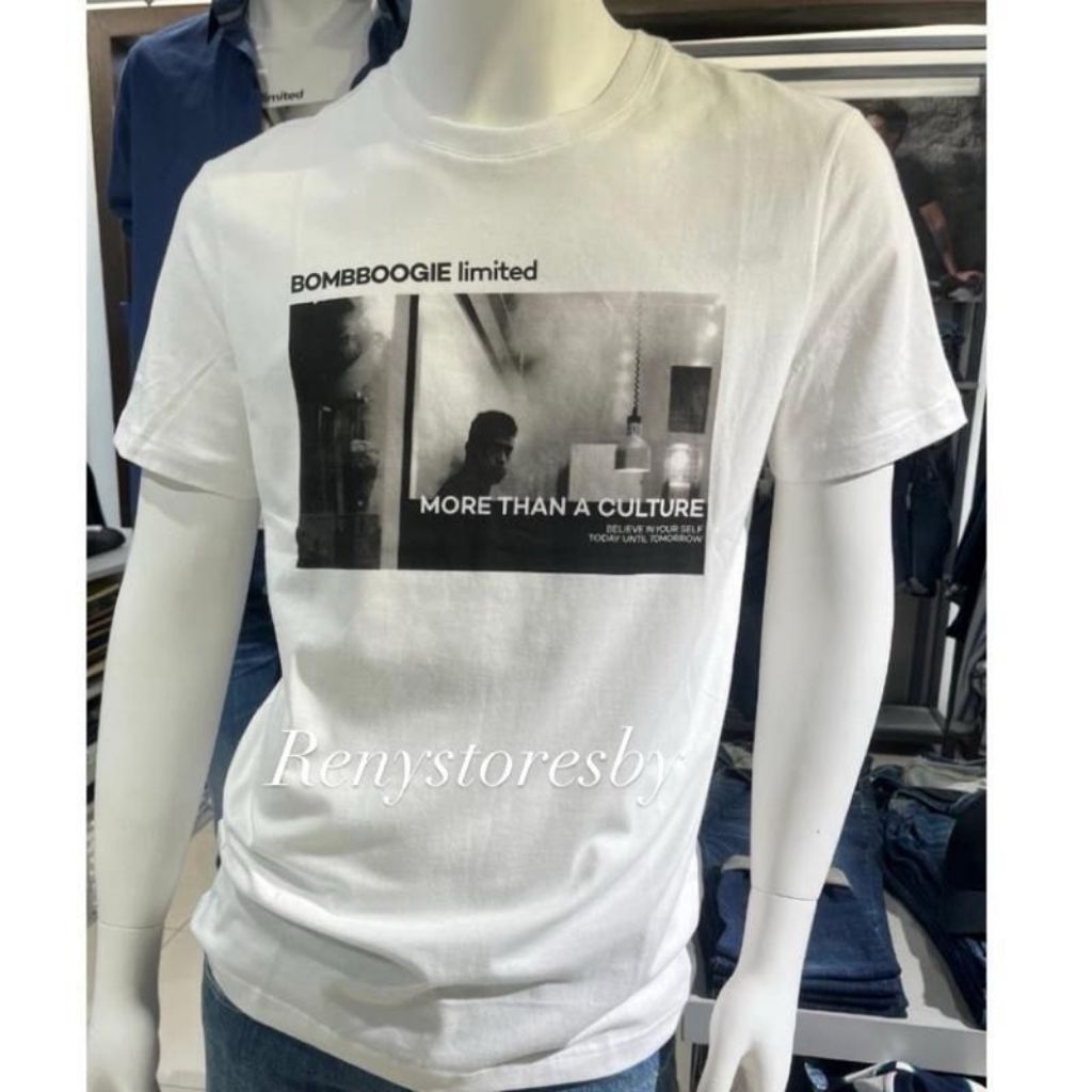 BOMBBOOGIE - T SHIRT/KAOS PRIA REGULER/SLIMFIT