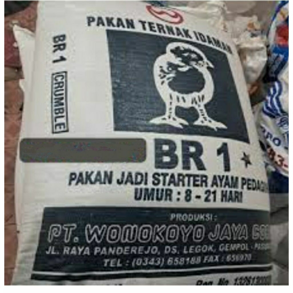 Wonokoyo br1 Pur ayam anakan starter pedaging 15.kg