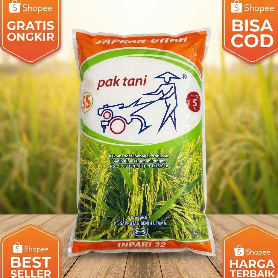 Inpari 32 jumbo SS pak tani 5kg kualitas super